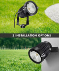 RGB Landscape Lighting Kit 8 Pack 5W Low Voltage 12V Outdoor LED Spotlight With Remote Control IP66 Waterproof