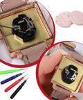 Watch Repair Oiler Pen Set With Four Size Needle Tips And Oil Cup Pro Grade Precision Lubrication Tools For Watches Clocks
