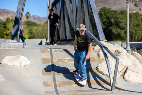 Person using RipStik RipSurf Caster Board For Street Surfing With Traction Pad And Durable Poly Deck Two High Performance Wheels