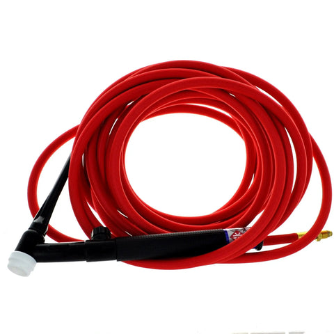 Air Cooled TIG Torch Kit With Flex Valve, 150 Amp, 25 Foot Lead, One-Piece Super Flex Design, Model CK17V-25-RSF FX
