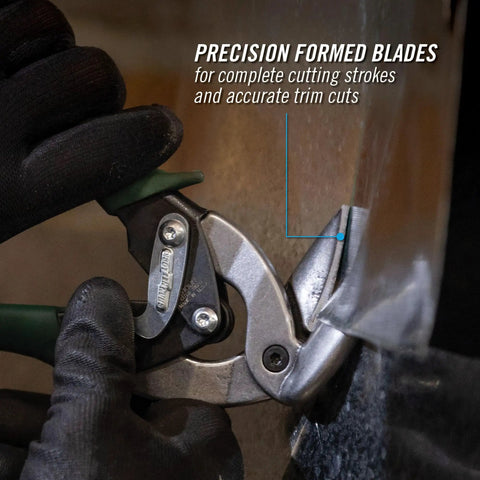Premium Aviation Snips With Upright Right Cut Design Ambidextrous Grip For Smooth Handling Heavy Duty Sheet Metal Cutter Built Different To Shred Through Steel Tin Fast Top Shelf Pick For Any Garage Or Pro Build