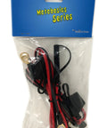 12V Ring Terminal Harness With Fused 2 Pin Quick Disconnect Plug For Bike And Snowmobile Heated Gear in packaging