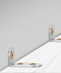 Anti Tip Furniture Anchors Set 24 Pieces Stainless Steel Wall Anchors For Baby Proofing And Home Safety mounted on wall