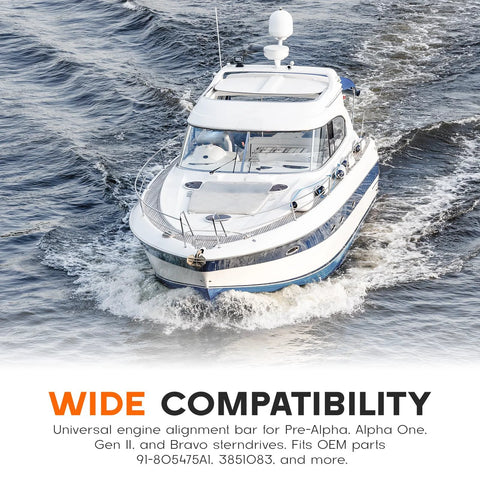 White motor yacht viewed from above on blue ocean; deck, railings and cabin clearly visible.