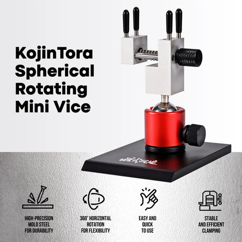 Mini Table Top Vise Clamp For Hobbyists 360 Degree Rotatable Aluminum Alloy Bench Vise With 0 To 2.5 Inch Clamping Range Ideal For Jewelry Making DIY Projects Crafts And Repair