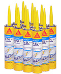 Front view of Sikaflex 1C SL Self Leveling Polyurethane Sealant For Limestone And Concrete Expansion Joints, 10 Oz Tube, Pack Of 12