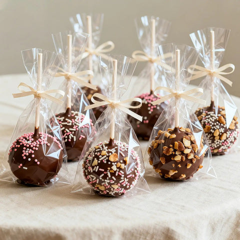 Clear 3x5 Inch Cake Pop Bags With Twist Ties, Lollipop Bags For Cookies Candies And Treats, 100 Pack, Food Safe Cellophane Bags