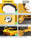 Dual Lock Wheel Clamp For Cars Trucks SUVs And Campers With Parking Boot Upgraded Anti Theft Wheel Lock System Adjustable Lug Nuts Cover features and design
