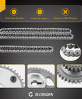 2.4L Engine Timing Chain Kit With Camshaft Adjuster And VVT Gear For 2008 To 2015 Honda Accord Civic Crosstour CR-V Acura ILX TSX