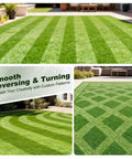 Pro Lawn Stripe Kit for Push and Walk Behind Mowers, Durable All Metal Frame, Easy Install and Removal, Flexible Turning, lawn patterns