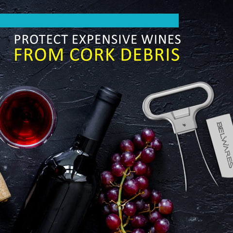 Killer Stainless Steel Two Prong Wine Opener Designed For Vintage Bottles And Fragile Corks Classic Cork Puller That Slides Clean Right Off Without Messing Up Your Fine Wine Pour Killer Wine Bar Essential Gift For Serious Hosts