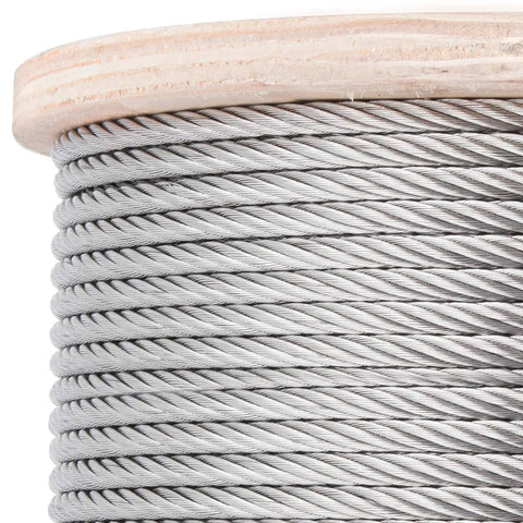 One Thousand Feet Of T316 Stainless Steel Cable One By Nineteen Wire Rope One Eighth Inch Diameter For Deck Cable Railing Kits