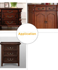 Vintage Bronze Tone And Black Cabinet Pulls 12 Pack Zinc Alloy Handles installed on dresser, cupboard, and drawer