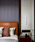 Crystal Ceiling Light With Remote 3 Color Dimmable Modern Flush Mount LED Fixture in stylish bedroom setting.