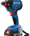 Two-In-One 18V Impact Driver Kit With 1/4 Inch Quick-Change Hex And 1/2 Inch Drive, Delivers Up To 1,600 In-Lbs Torque, Lightweight
