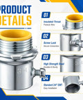50 Pack Emt Set Screw Connector Three Quarter Inch Steel Electrical Conduit Coupling featuring insulated throat and screw lock design.