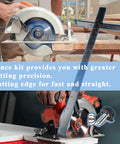 Solid Rip Fence Guide Kit That Upgrades DeWalt Circular Saws And Grips Firmly To Standard Guide Rails For Clean Straight Cuts No Sweat At Work Or Home Projects with precision cutting guides and circular saws.