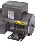 General purpose single-phase AC motor, 3/4 HP, 56 frame TEFC enclosure, 1725 RPM, 60 Hz, dual voltage 115/230V, side view