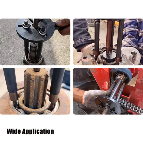 55 Piece Blind Bearing Puller For Wheel Bearing Remover Sets 6004 To 6416 For Inner Outer Bearing Extractor Steel Splitter Heat Treated Red Steel Collets Chrome Vanadium Heavy Duty Garage Shop Nailing Auto Hustle in wheel bearing removal use
