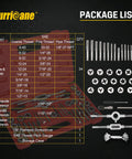 The Ultimate 80 Piece Tap And Die Set With Sae Metric Sizes For Auto Repair Pros Who Need Serious Thread Fixing Power GCr15 Steel Durability, SAE tap and die kit with case