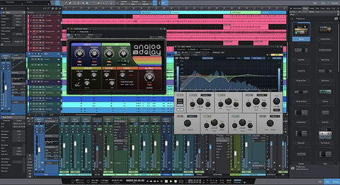 Digital audio workstation interface from the Ultra Compact USB C 2x2 Audio Interface Bundle With Condenser Microphone Studio Headphones.