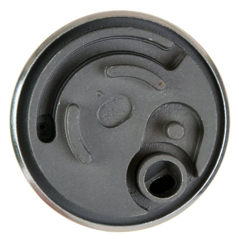 Top view of FE0486 Electric Fuel Pump Replacement For Cars And Trucks, OE Grade Reliability, showing circular design.