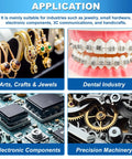 Permanent Jewelry Welder Pro Grade Kit With Pulse Tungsten Arc Spot Welding Machine applications for jewelry, dental, electronics, machinery