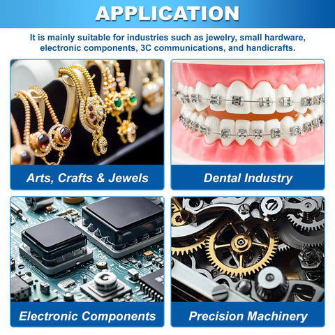 Permanent Jewelry Welder Pro Grade Kit With Pulse Tungsten Arc Spot Welding Machine applications for jewelry, dental, electronics, machinery