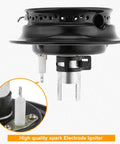 Sealed Burner Igniter Heads For Gas Range Replacement Pack Of 4 Easy Drop In Install showing detailed igniter view