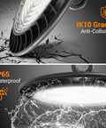 Super Bright 150W LED High Bay Shop Lights Putting Out 19500 Lumens Of 5000K Daylight; anti-collision and waterproof features
