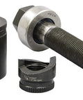 K2BB Three Quarters Inch Slug Buster Manual Knockout Set Replacement For 7211BB, knurled punch and bolt, black finish, pro grade tool.