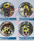 Step-by-step guide using 50KN Rescue Figure Belay Device For Rock Climbing Built Tough With Bent-Ear Descender Large Belay Slot.