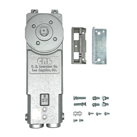 Heavy Duty 105 Degree Hold Open Overhead Concealed Door Closer Body With Mounting Clips UL Listed Interchangeable With Jackson Style Closers Built Tough For High Traffic Commercial Entrances