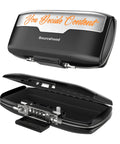 Portable Security Lockbox With Steel Cable And 7 Layer Protection Personalizable Access Module 4 Digit Combination Lock