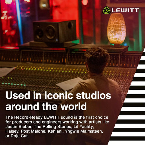 Professional in a studio with the LCT440PURE 1 Inch True Condenser Microphone for top-quality recording clarity