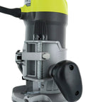 Eight Point Five Amp One And A Half Peak Horsepower Fixed Base Corded Router For Precision Woodworking And Cabinetry Durable Base Ideal For Trim And Dado Work R1631K showing side and base details