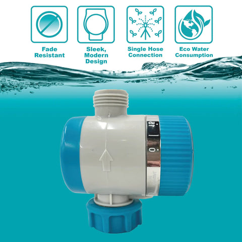 Single Outlet Water Timer For Garden Hose With 1 To 120 Minute Run Time No Fuss Easy Setup And Quick Connect Swivel Fittings For Sprinklers
