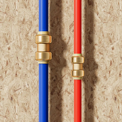 12 Pack One Half Inch Push To Connect Pex Fittings Straight Couplings For Pex Copper CPVC Brass Plumbing Lead Free Easy Install