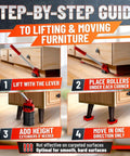 Heavy Duty Furniture Mover Kit With Wheels Appliance Lifter And Sliders That Lift Up To 660 Lbs step-by-step guide