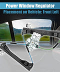 Heavy Duty Front Left Power Window Regulator Motor For Chevrolet Volt 2011 To 2015 showing placement on vehicle with smooth operation.
