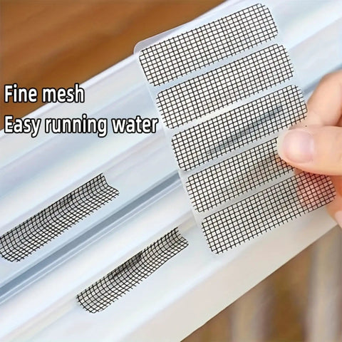 50 Piece Window Screen Repair Kit With Self Adhesive Patches And Mesh No Tools Needed For Door And Window Screens Easy To Use Fix Kit