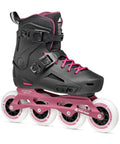 Lightning 90 W Womens Urban Inline Skates For City Cruising And Fitness All Day Comfort With Lever Lock Memory Black Sangria Size 39 40