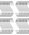 Heavy Duty Stainless Steel S Hooks 2.75 Inch Pack Of 100 For Hanging Pots And Pans, Coffee Cups, Clothes, Plants, Jeans Rust Resistant