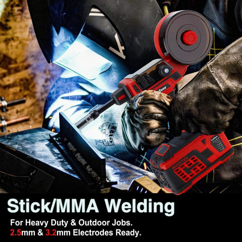 Welder using Handheld MIG Welder For DIY And Auto Repair Flux Core Pro Grade Gasless Welder With Overheat And Voltage Protection Portable 110V