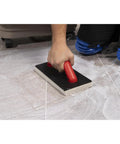 Using Ultra Tile Grouting System Kit For Faster Grouting With Less Mess Game Changer Featuring Raised Grate And Slotted Sponge Technology