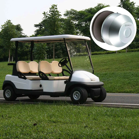 Primary Drive Clutch For Yamaha Gas Golf Carts 1985 Up G2 G8 G9 G11 G14 G16 G21 G22 next to white golf cart on grass