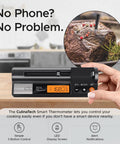 Long Range Wireless Meat Thermometer For Smoker And Grill With Dual Probes, 750ft Bluetooth Reach, LCD Base Station Display