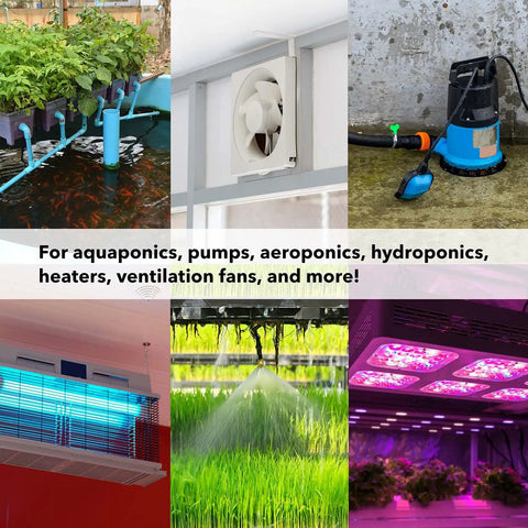 Badass Heavy Duty Programmable Digital Timer Outlet With Automated Interval Cycling And Smooth Round The Clock Operation For Home Gadgets And Yard Equipment Rated At 15 Amps in use with aquaponics and pumps.