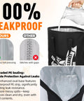 Insulated Meat Resting Blanket For BBQ And Smoking Large showing leakproof design with seamless hot pressing compared to stitches.