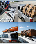 Beefy Heavy Duty Ratchet Straps 1 Inch By 15 Feet, 1650 Lbs Break Strength, 4 Pack With Soft Loops securing various loads